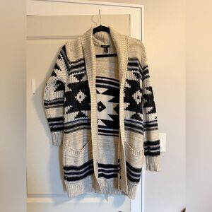 Forever 21 Pattern Cardigan - size small